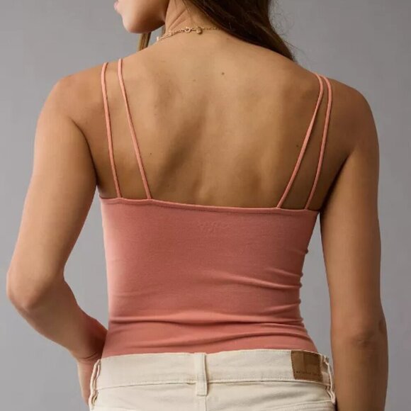 NWT American Eagle Main Squeeze Double Bungee Pink Thong Bodysuit - Picture 6 of 7